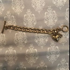 Gold Juicy Couture Charm Bracelet